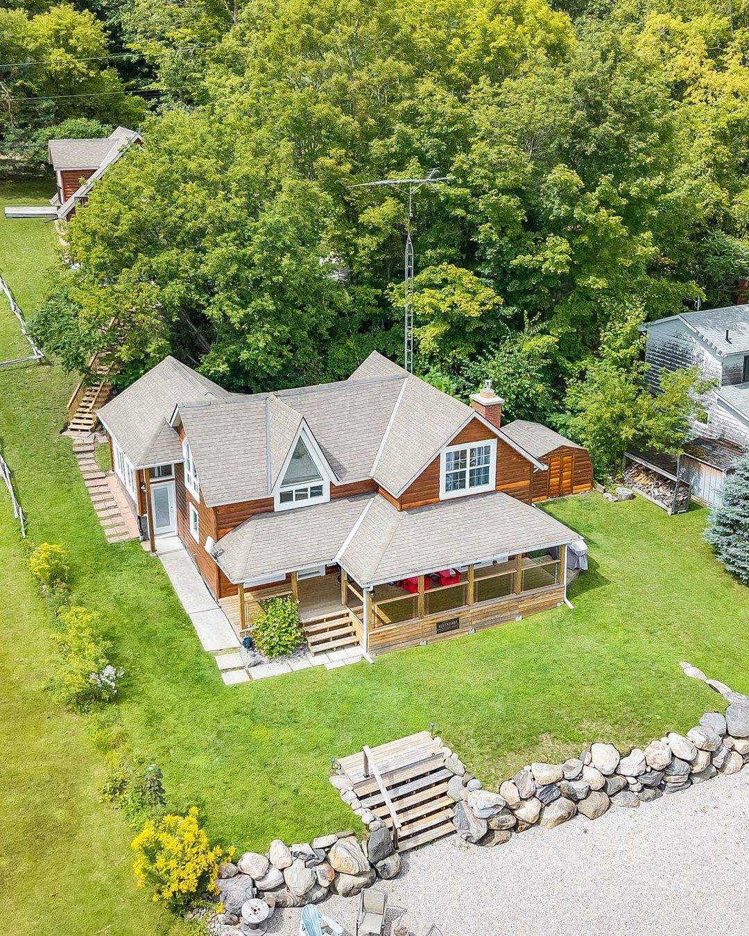 Front exterior at 375 Champlain Road